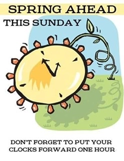 Daylight Savings Begins!
